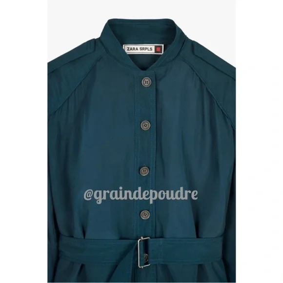 NWT Limited Edition Zara SRPLS Teal dress - Picture 6 of 6